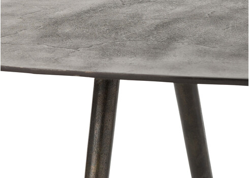 Diivanilaud DROP must, 120x76xH36 cm