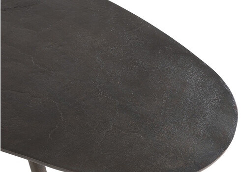 Diivanilaud DROP must, 120x76xH36 cm