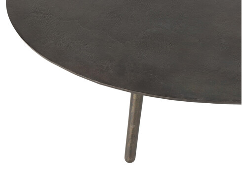 Diivanilaud DROP must, 120x76xH36 cm