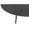 Diivanilaud DROP must, 120x76xH36 cm
