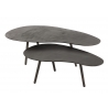 Diivanilaud DROP must, 120x76xH36 cm