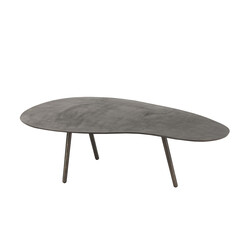 Diivanilaud DROP must, 120x76xH36 cm