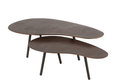 Diivanilaud DROP pruun, 120x76xH36 cm