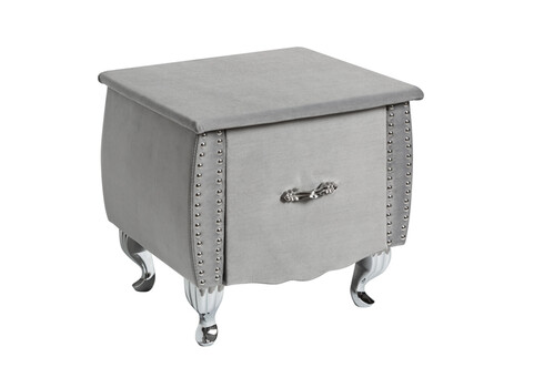 Öökapp EXTRAVAGANCIA hõbehall, 47x41xH45 cm