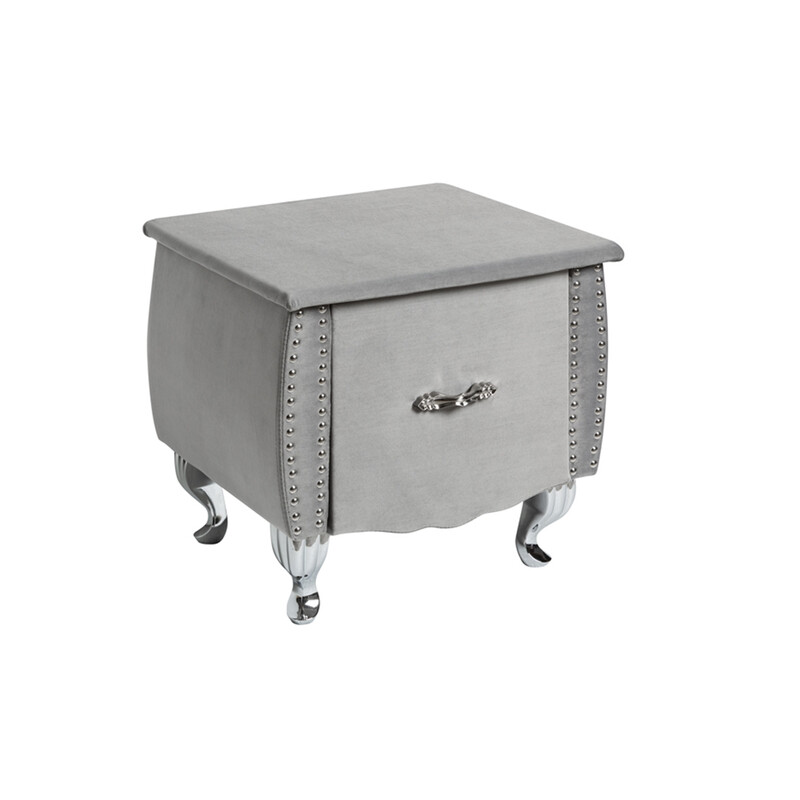 Öökapp EXTRAVAGANCIA hõbehall, 47x41xH45 cm