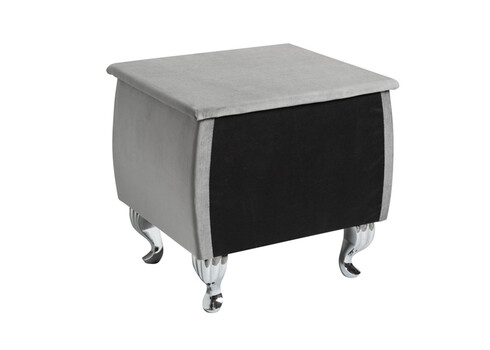 Öökapp EXTRAVAGANCIA hõbehall, 47x41xH45 cm