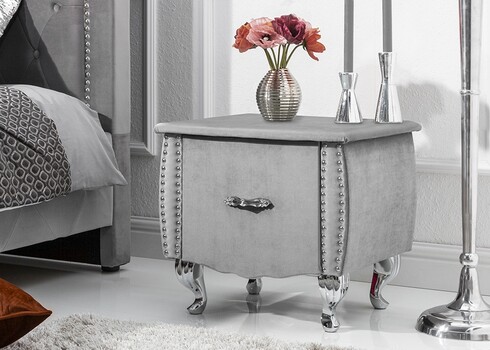 Öökapp EXTRAVAGANCIA hõbehall, 47x41xH45 cm