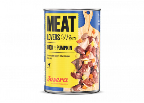 Josera Meat Lovers Menu koeratoit part kõrvitsaga 6x400g