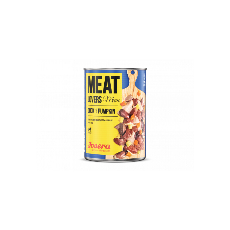 Josera Meat Lovers Menu koeratoit part kõrvitsaga 6x400g