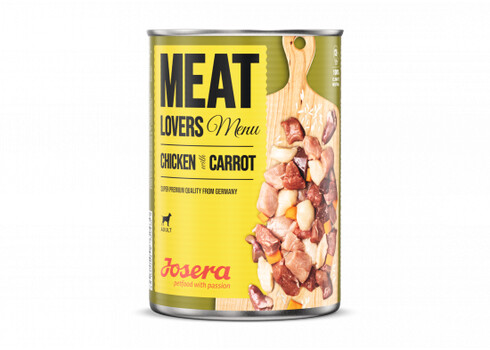 Josera Meat Lovers Menu koeratoit kana porgandiga 6x800g