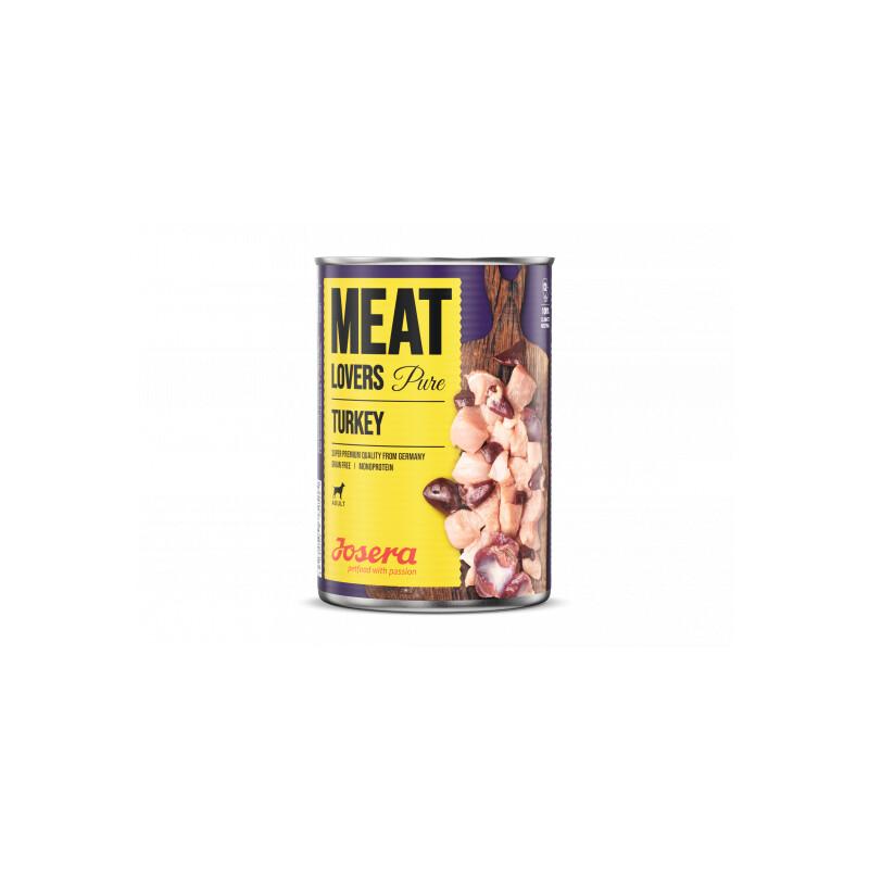Josera Meat Lovers koeratoit puhas kalkuniliha 6x400g