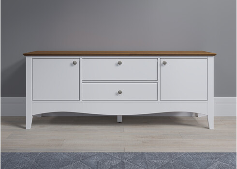 Tv-alus LISSABON valge, 140x42xH58 cm