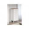 Kummut LISSABON valge, 50x42xH110 cm