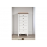 Kummut LISSABON valge, 50x42xH110 cm