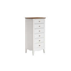 Kummut LISSABON valge, 50x42xH110 cm