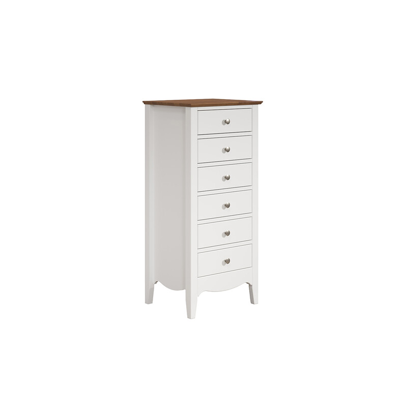 Kummut LISSABON valge, 50x42xH110 cm