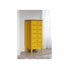 Kummut LISSABON kollane, 50x42xH110 cm