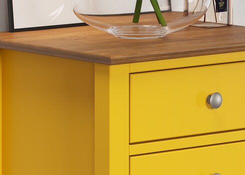 Kummut LISSABON kollane, 50x42xH110 cm