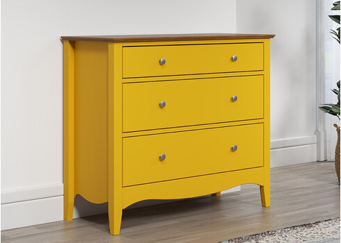 Kummut LISSABON kollane, 100x42xH86 cm