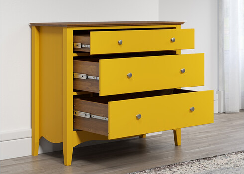 Kummut LISSABON kollane, 100x42xH86 cm