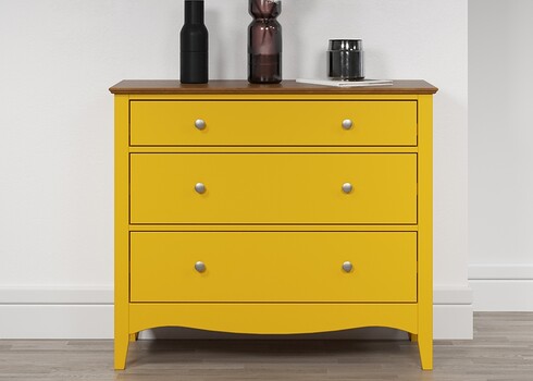 Kummut LISSABON kollane, 100x42xH86 cm