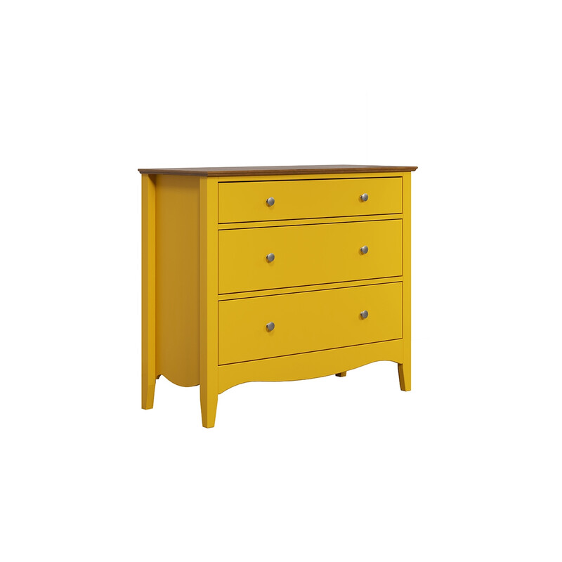 Kummut LISSABON kollane, 100x42xH86 cm