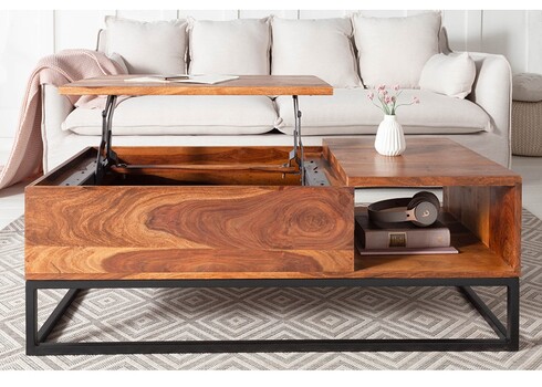 Pikendatav diivanilaud FUNCTION sheesham, 110x50-73xH40-58 cm