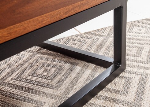 Pikendatav diivanilaud FUNCTION sheesham, 110x50-73xH40-58 cm