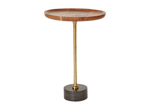 Abilaud TRAYFUL pruun / kuldne, 40x40xH55 cm