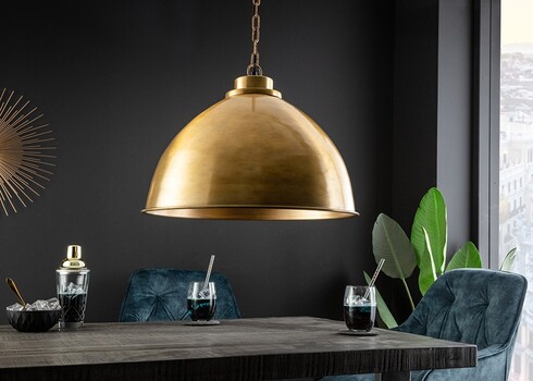 Rippvalgusti INDUSTRIAL kuldne, 43x43xH35 cm