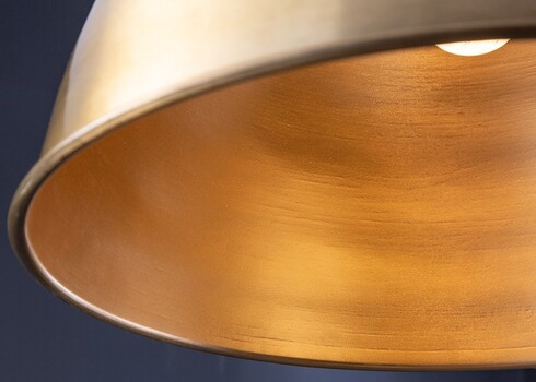 Rippvalgusti INDUSTRIAL kuldne, 43x43xH35 cm