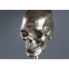 Lauavalgusti SKULL hõbe / must, 40x40xH56 cm