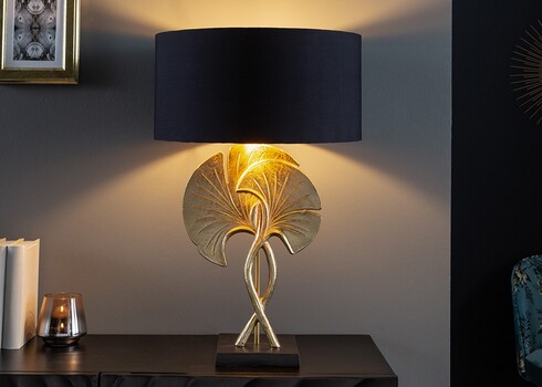 Lauavalgusti GINKO kuldne / must, 40x40xH62 cm