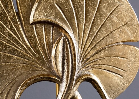 Lauavalgusti GINKO kuldne / must, 40x40xH62 cm