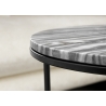 Abilaudade komplekt ELEMENTS hall marmor / must, 2 tk