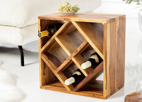 Veiniriiul CUBUS sheesham, 40x25xH40 cm