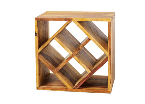 Veiniriiul CUBUS sheesham, 40x25xH40 cm