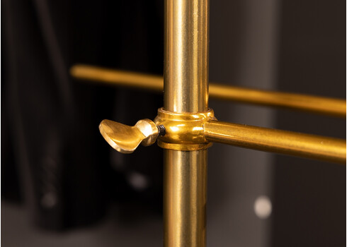 Riidenagi GOLDIE kuldne, 46x60xH128 cm