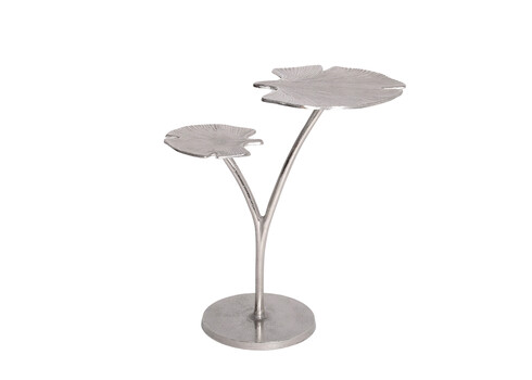 Abilaud GINKO hõbe, 49x31xH56 cm