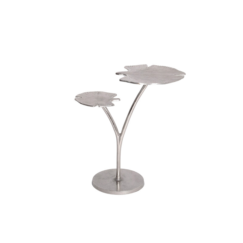 Abilaud GINKO hõbe, 49x31xH56 cm