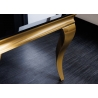 Diivanilaud MODERN BAROQUE must / kuldne, 100x60xH45 cm