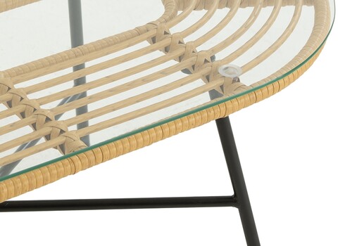 Aialaud LOWA must / pruun, 90x50xH36 cm