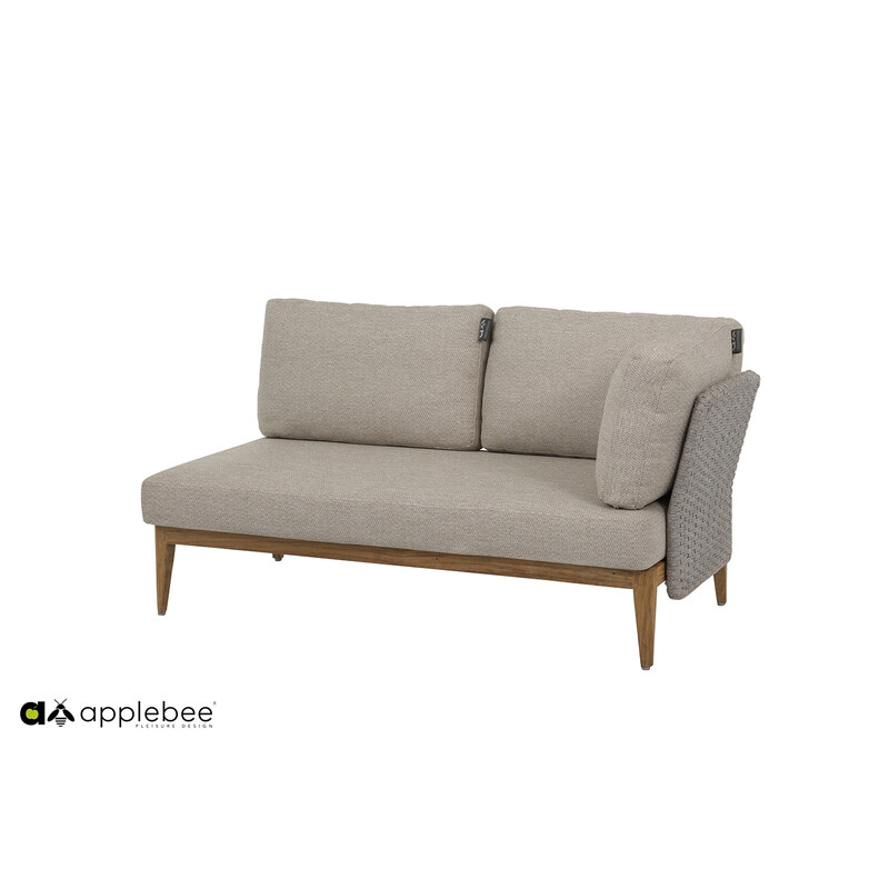 Diivan Apple Bee LISA beež / tiik, 140x81xH66 cm