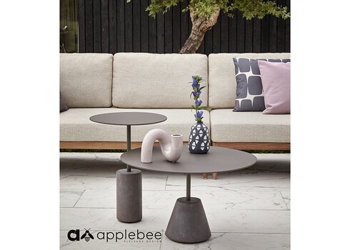 Diivan Apple Bee LISA beež / tiik, 70x81xH66 cm