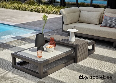 Diivanilaud Apple Bee SANTORINI hall, 81x40xH34 cm