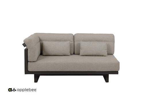 Diivan Apple Bee SANTORINI ROPE hall / beež, 159x82xH60 cm, parem