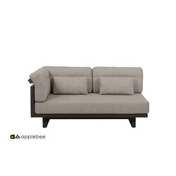 Diivan Apple Bee SANTORINI ROPE hall / beež, 159x82xH60 cm, parem