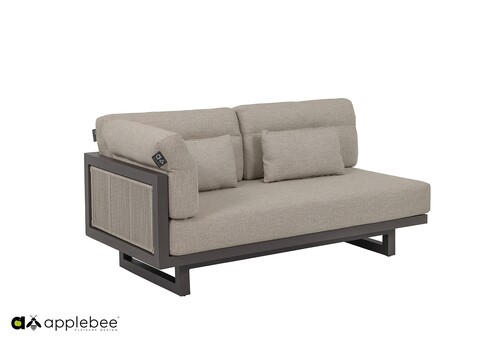 Diivan Apple Bee SANTORINI ROPE hall / beež, 159x82xH60 cm, parem