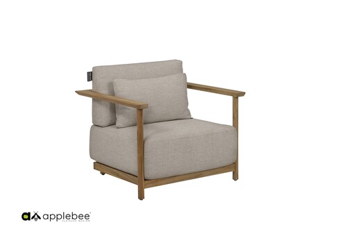 Tugitool Apple Bee ST.LUCIA tiik / beež, 86x82xH61 cm