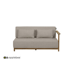 Diivan Apple Bee ST.LUCIA tiik / beež, 158x82xH61 cm, vasak